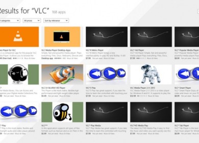 Фейковое приложение VLC для Windows 8.1 в Windows Store