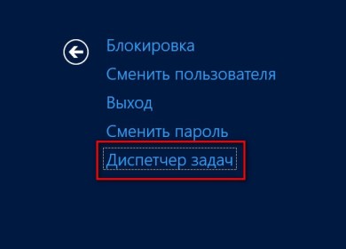Альтернативные способы запуска Диспетчера задач в Windows 8