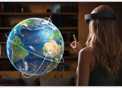 Microsoft HoloLens: с небес на землю