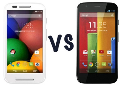 Motorola Moto E против Motorola Moto G. В чем разница?