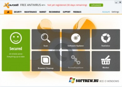 Настройки Avast 8 Free, на которые стоит обратить внимание