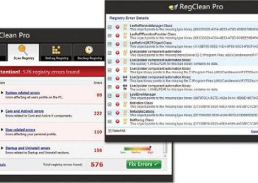 SysTweak Regclean Pro. Программа для безопасной очистки и дефрагментации реестра