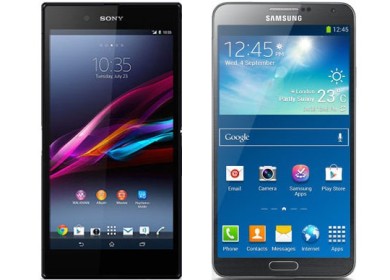 Samsung Galaxy Note 3 против Sony Xperia Z Ultra