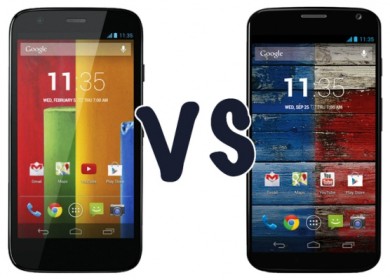Motorola Moto G и Moto X: в чем разница?