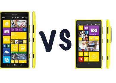 Nokia Lumia 1520 против Lumia 1020:в чем отличие?