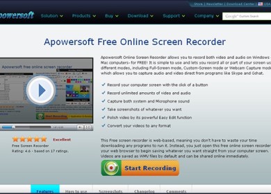 Сервис Online Screen Recorder. Веб-инструмент для записи экранного видео