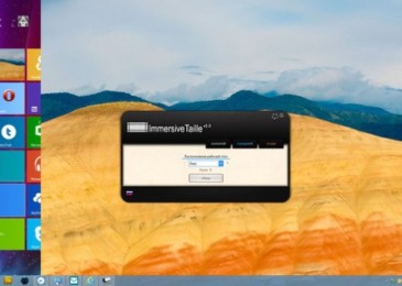 Изменяем размеры и положение стартового экрана Windows 8