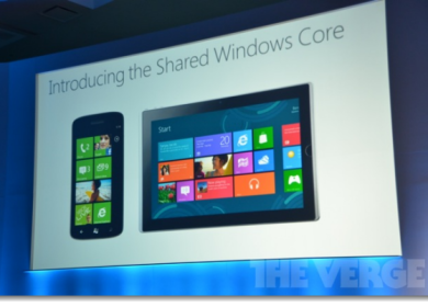 Настоящее объединение Windows Phone 8 и Windows 8